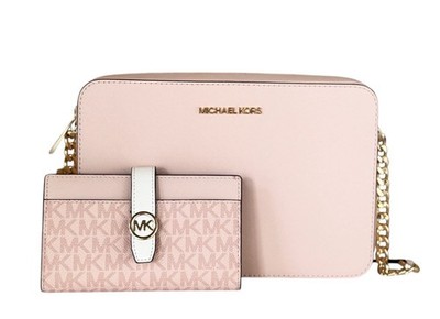 Michael Kors Jet Set Item LG East West Crossbody Bag + Wallet Set