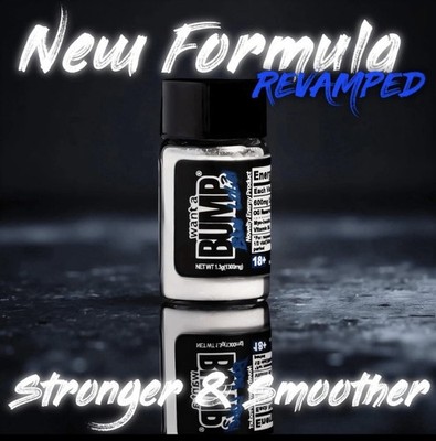 Want A BUMP  BLUE LABEL Revamped - Energy ON ICE (600mg Caffeine + Icy Menthol)