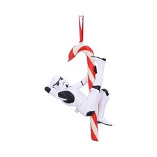 Nemesis Now Stormtrooper Candy Cane Hanging Ornament Decoration 12cm, Christmas,