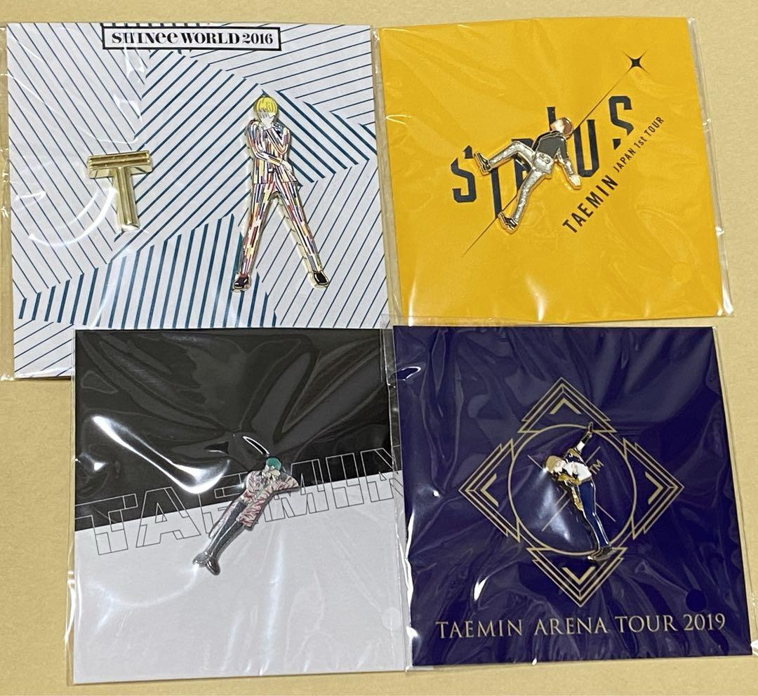SHINee バッジ BADGE マイク 4種まとめ