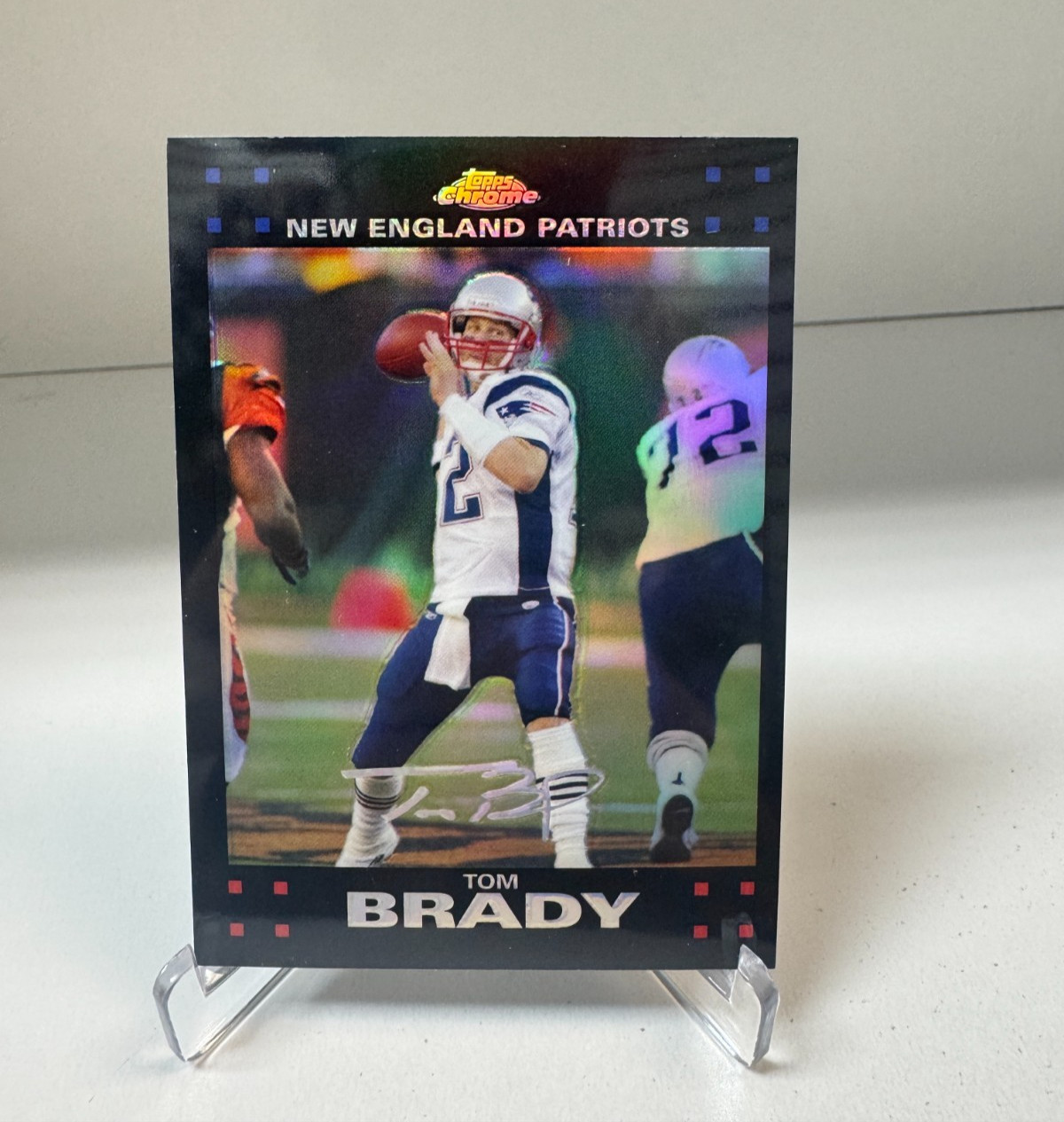 2007 Topps Chrome - Tom Brady #TC6 Refractor