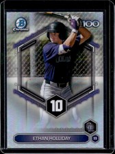 2026 Bowman Ethan Holliday Scouts Top 100 Chrome #BTP-10 Rockies