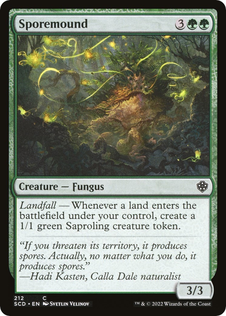 Sporemound Normal [SCD - 212] NM MagicStarter Commander Decks