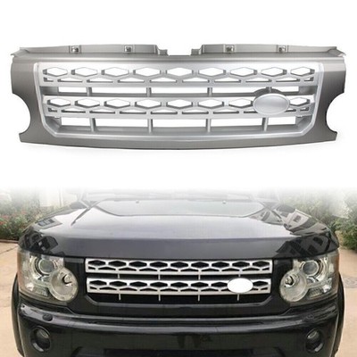 1x Frontgitter Stoßstange Mesh Silber für Land Rover Discovery LR3 2005-2009