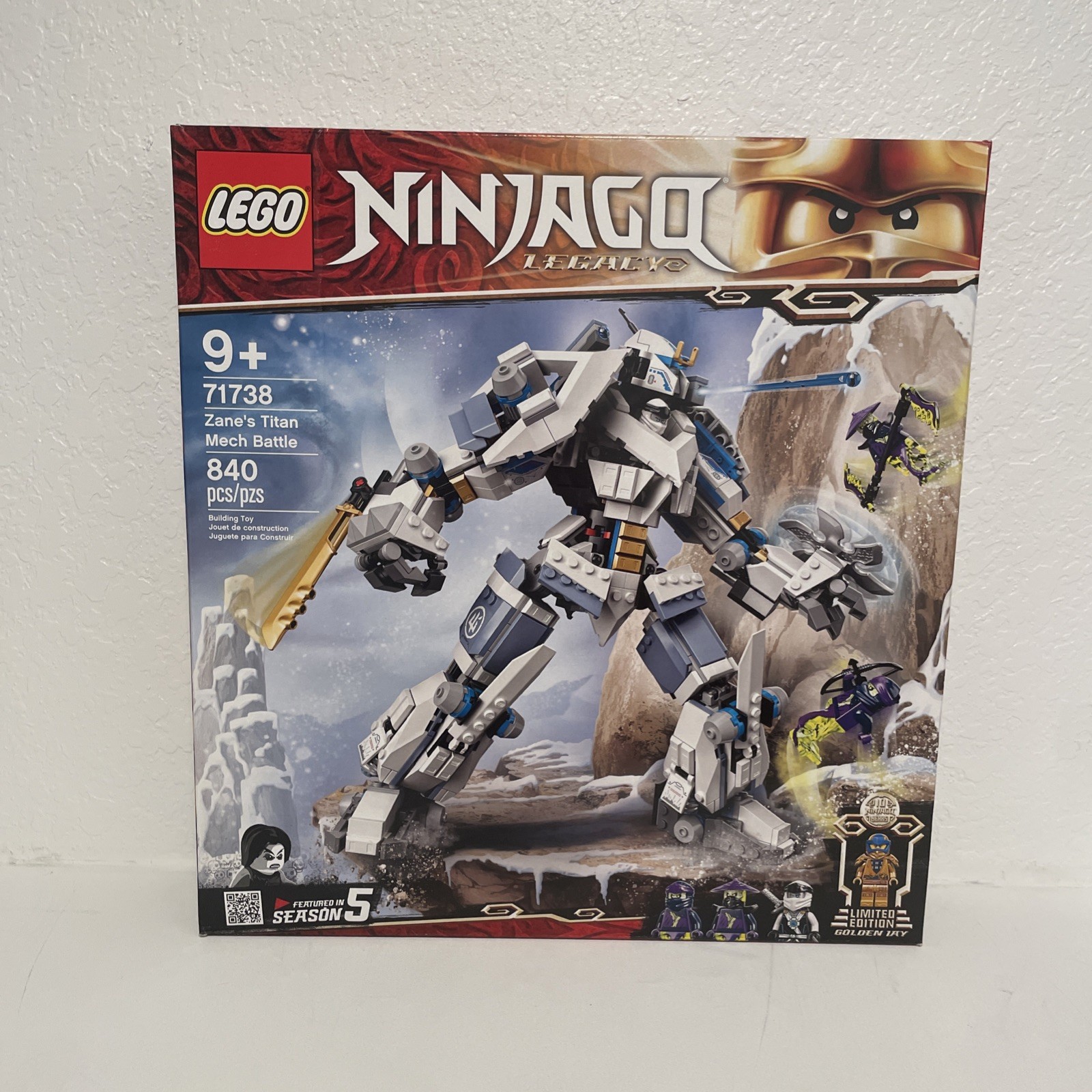 Retired LEGO 71738 NINJAGO Legacy Zane&rsquo;s Titan Mech Battle