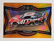 2025 Select NASCAR Racing Pit Road Tier #138 Cole Custer Orange Prizm #36/49
