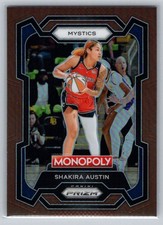2024 Panini Prizm Monopoly WNBA Brown Prizm #3 Shakira Austin Basketball /249