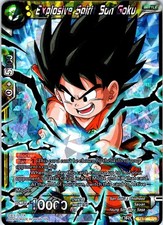 Explosive Spirit Son Goku Shatterfoil SR Foil Draft Box 04 Dragon Brawl BT3-088