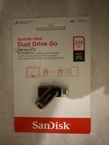 SanDisk 256GB Ultra Dual Drive Go USB Type-C Flash Drive SDDDC3-256G-G46 - 第 1/1 張圖片