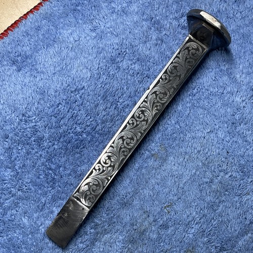 Engraved Railroad Spike Authentic 