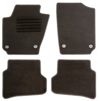 FußMatten Set FüR Seat Ibiza 6J 2008-2017 Autoteppiche Mit 100% Passform Schwarz