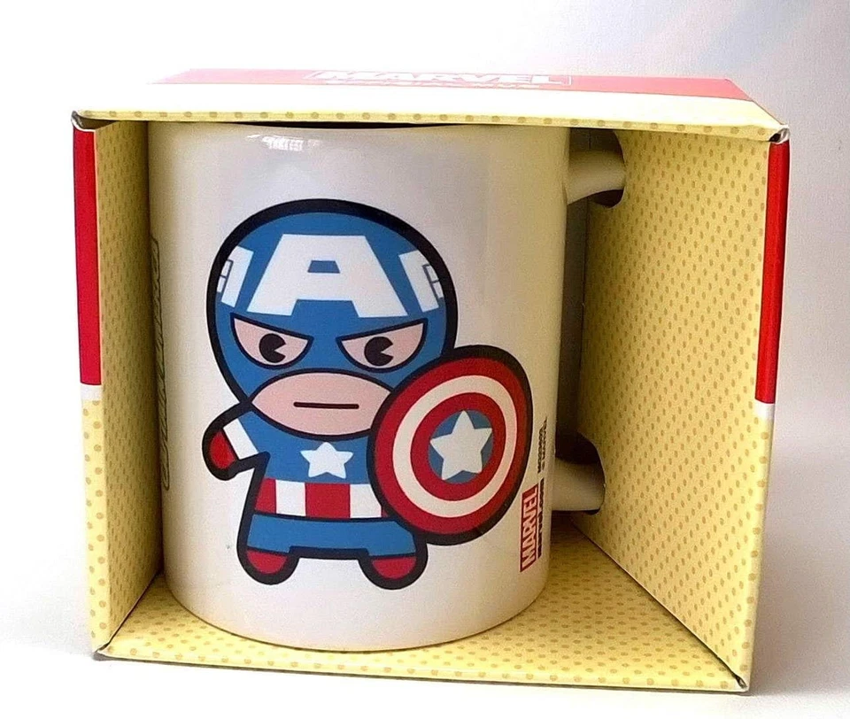 Pyramid International Marvel Kawaii - Taza Captain America, 320 ML - Imagen 4 de 4