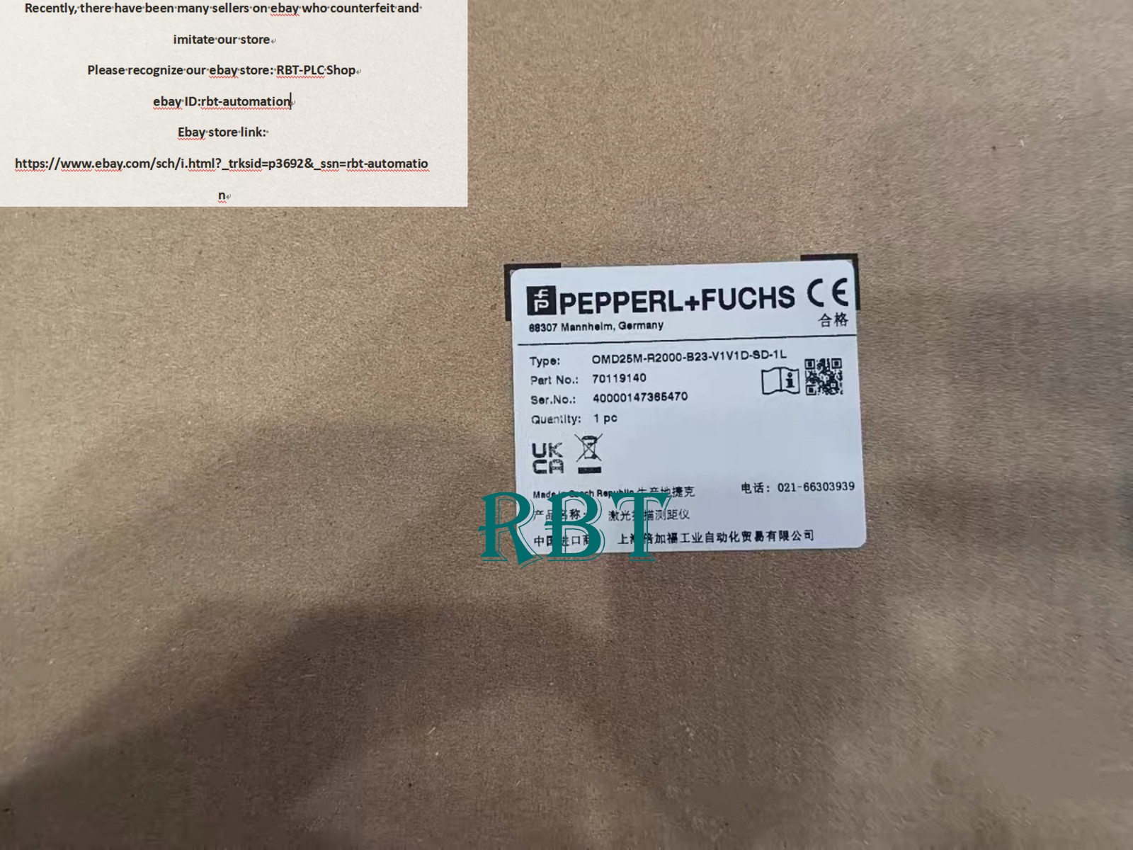 P+F OMD25M-R2000-B23-V1V1D-SD-1L Sensor Brand New