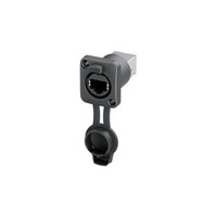 Neutrik Ethercon Top Airtight Einbaubuchse NE8FDPS-TOP Buchse, Einbau Schwarz 1