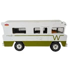 Vintage Tonka White Green Pressed Steel Winnebago Indian Motorhome RV Camper Toy