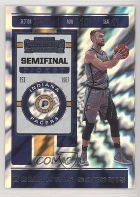 2019-20 Panini Contenders Semifinal Ticket 131/149 Domantas Sabonis #30 hn8