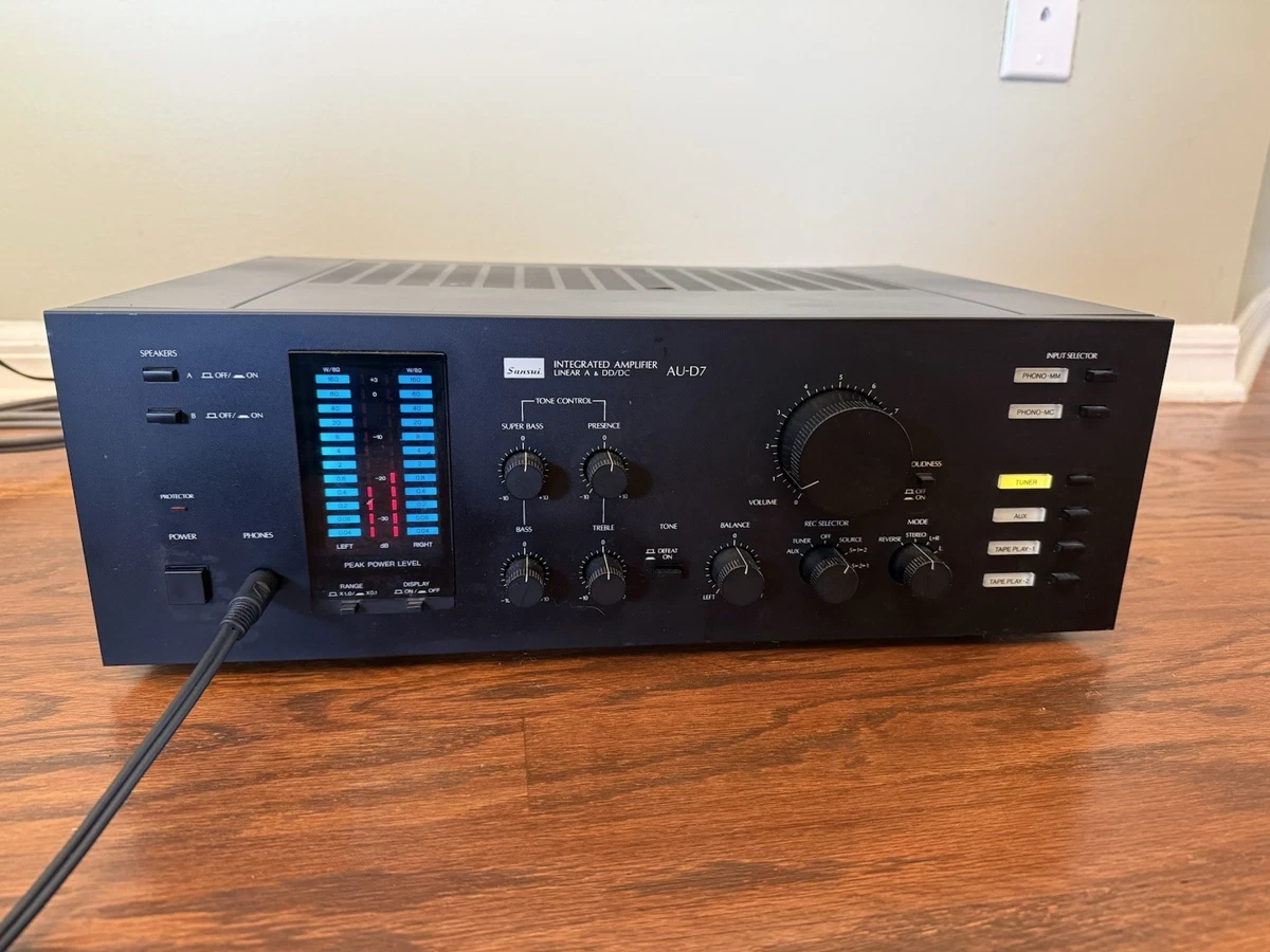 Sansui AU Integrated Amplifier Indiana Vintage Amplifiers & Tube