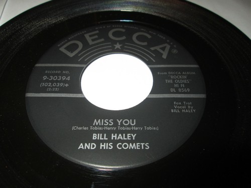 BILL HALEY & HIS COMETS THE DIPSY DOODLE 7" 45 NM US DECCA VINYL LISTEN 1957 - Picture 2 of 2