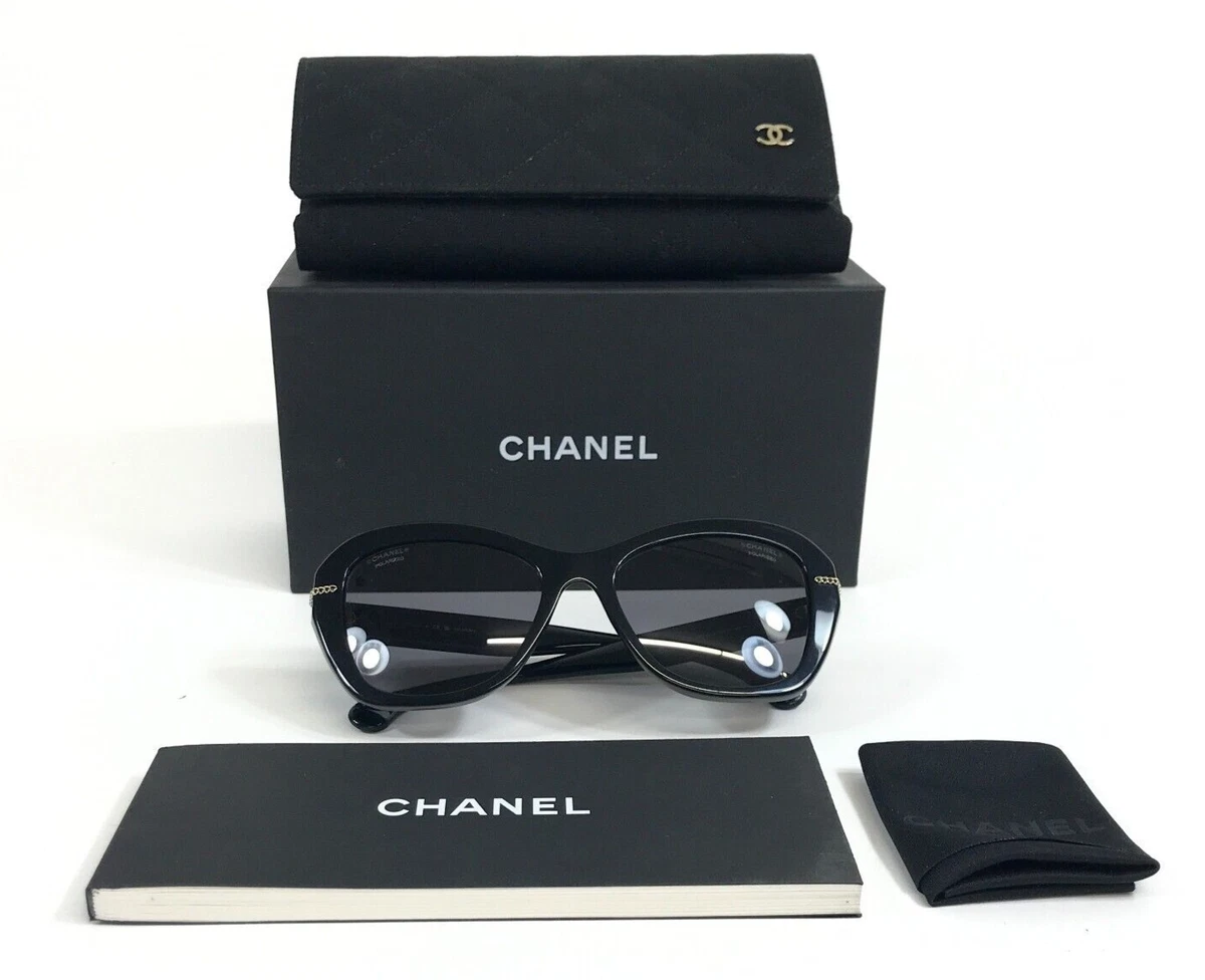 CHANEL Polarized Cat Eye Sunglasses Gray for Women for sale | eBay