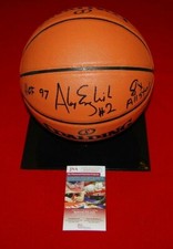 ALEX ENGLISH DENVER NUGGETS signed GAME REPLICA BASKETBALL JSA COA 