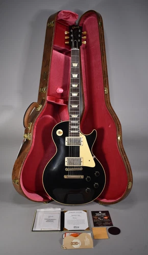 2025 Gibson Les Paul Custom '58 Murphy Lab Ultra Light Aged Ebony W/OHSC