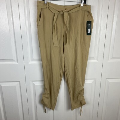 パンツ Lauren Ralph Lauren Brown Ankle Cargo Trousers With s-l400.jpg