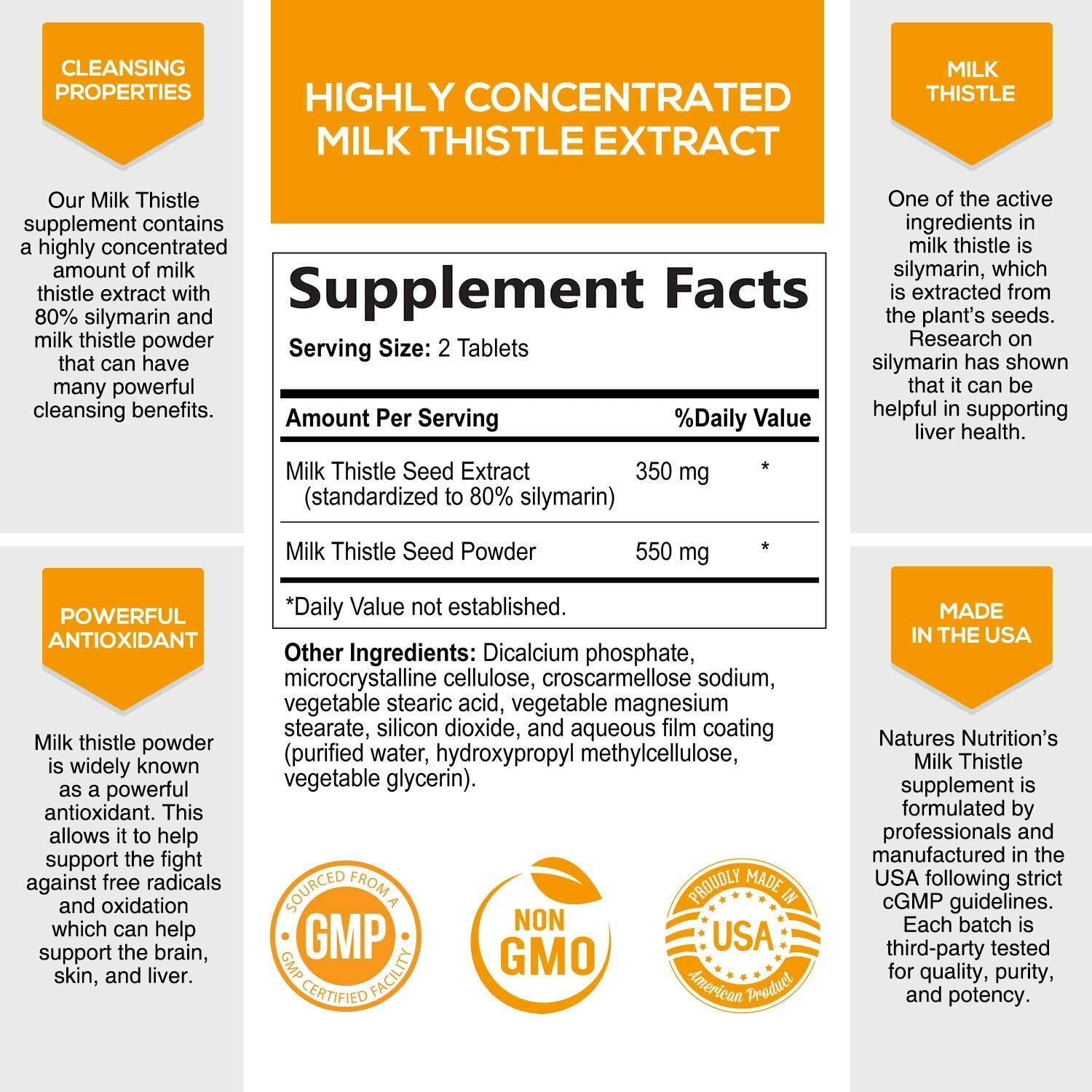 Milk Thistle Extract Highest Potency Veggie Caps 80% Silymarin 30:1 for UTI  – ASA College: Florida