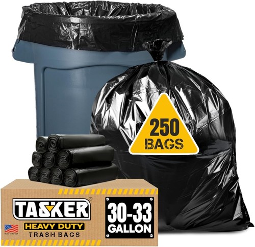 Extra Large 33 Gallon Heavy-Duty Garbage Bags - 250 Count for Home & Office - Picture 3 of 11