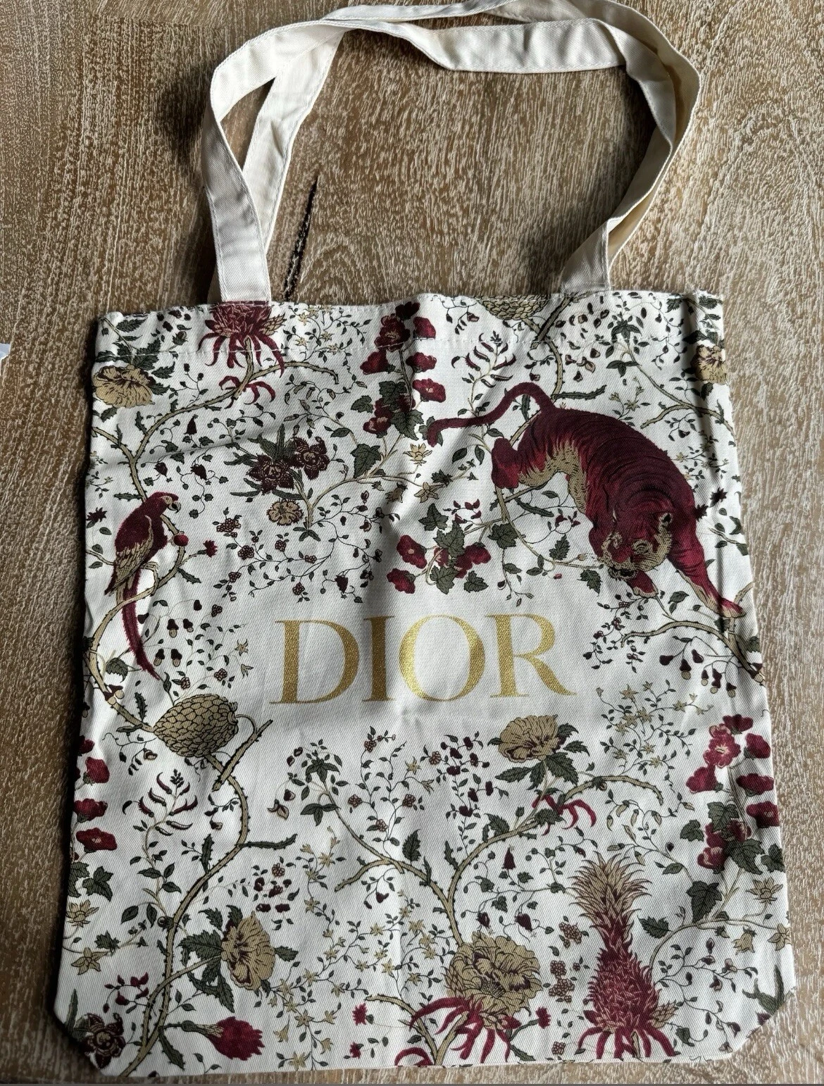 Sac fourre tout exclusif Christian Dior motif tigre 2023 (neuf)