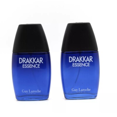 2x Drakkar Noir Essence Cologne Guy Laroche Men Splash Size 0.5 FL OZ /  *1OZ*