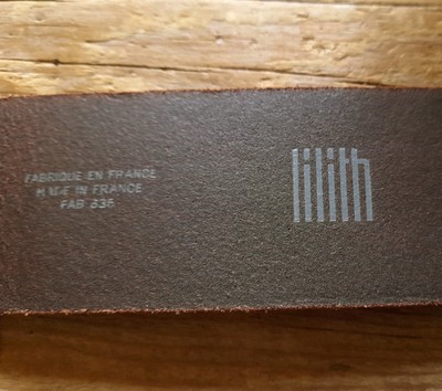Lilith  Doppelter brauner Ledergürtel  Neu....Wer kleidet Ihre Outfits....T95