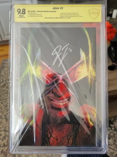 🤡THE JOKER #2 - CBCS 9.8 - 1:50 #SIGNED#Secret Hairsine Variant - 1st Vengeance