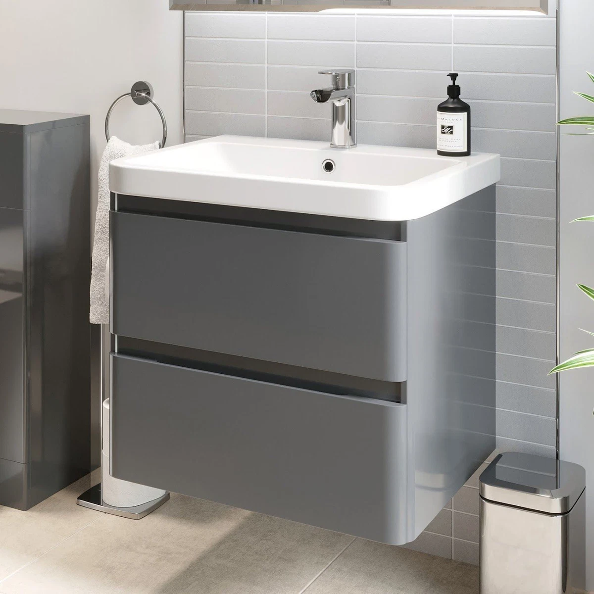Wall hung vanity cabinet only deals