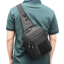 Tactical Pistol Gun Bag Holster Concealed Carry Chest Crossbody Pack Handgun Bag