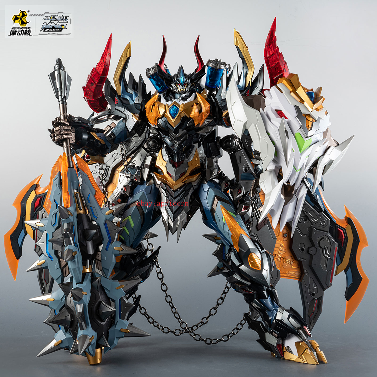 Motor Nuclear MNQ-XH07 Bull Demon King Alloy Action Figure Model