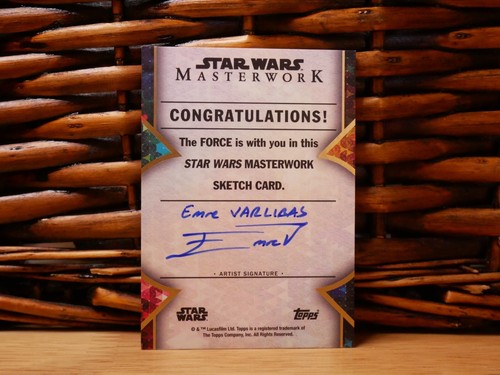 Star Wars Masterwork 2022 KYLO REN 1/1 | Sketch Card | NM Near Mint | 2023 - Picture 2 of 2
