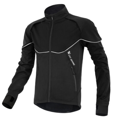 WEST BIKE Tuta Ciclismo Invernale Pile Termico Antivento Giacca Cappotto Pantaloni M-3XL - Foto 18 di 20