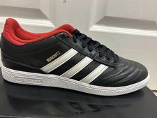 adidas Busenitz Black Metallic Red Mens Skate Sneakers IF4620 Samba