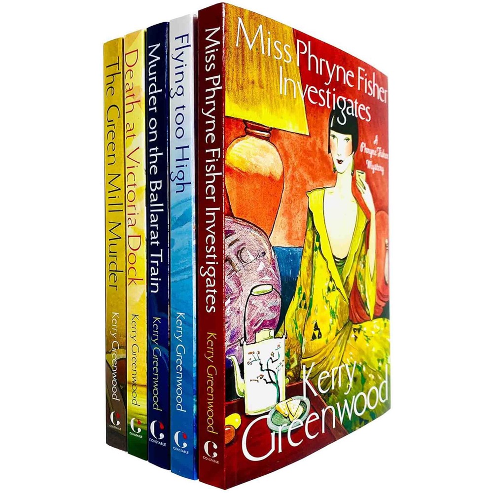Miss Phryne Fisher Investigates 5-Book Collection Set by Kerry Greenwood PB