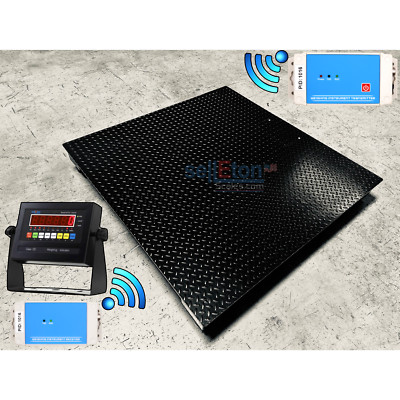 NTEP certified Industrial 40'' x 40'' Wireless Floor scales 10000 lbs x 2 lb
