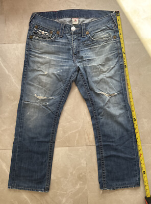 RARE VINTAGE* TRUE RELIGION Ricky Big T. Men's 34/30 Jeans