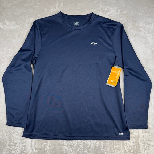 C9 by Champion Herren L Langarm Crew Advanced Trainingsshirt Blau Training