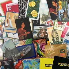 Single Swap Playing Cards LOT of 85 Different Card Backs ~ Most Vintage