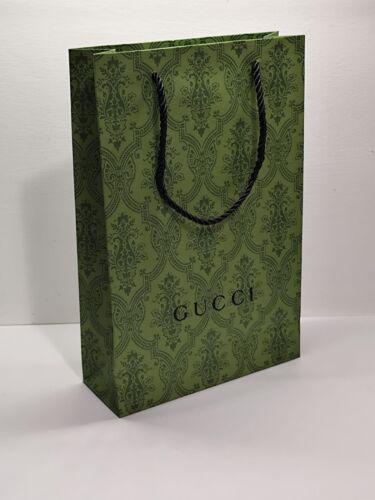 Gucci Busta GG Shopping Bag Gift Bag Busta di carta con manici di stoffa h. 29cm - Foto 5 di 7