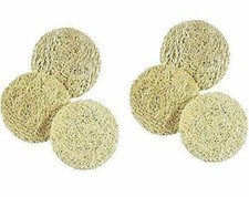 Facial Scrub Pads Exfoliating Loofah Natural Loofa Skin Scrubber Luffa 6 Piece