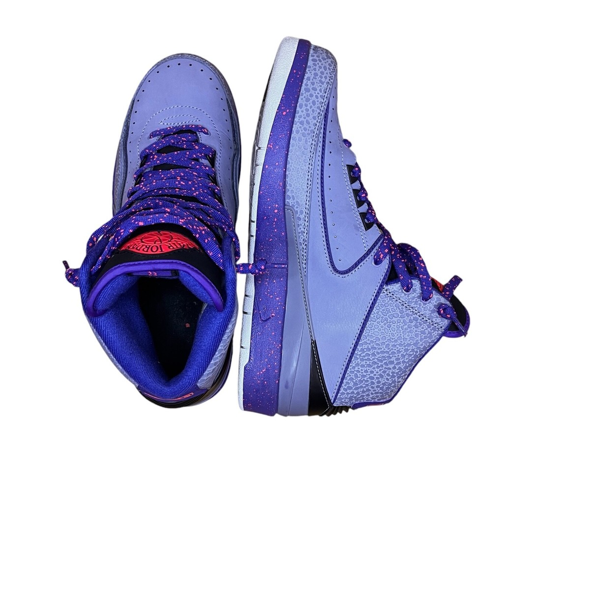Size 8.5 - Air Jordan 2 Retro Iron Purple Suede Grey (384475