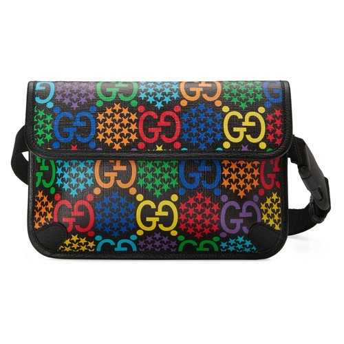 NWT Gucci Psychedelic spalla / cintura Borsa GG pelle tela | eBay