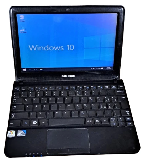 Netbook Samsung NC110 10,1" 2 GB SSD 120GB ATOM N455 1,66 GHz  Windows 10 - Immagine 2 di 4