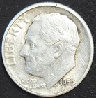 U.S.A. UNITED STATES 1 ONE DIME 1953 KM#195 VF++ Federal republic (1776-date)