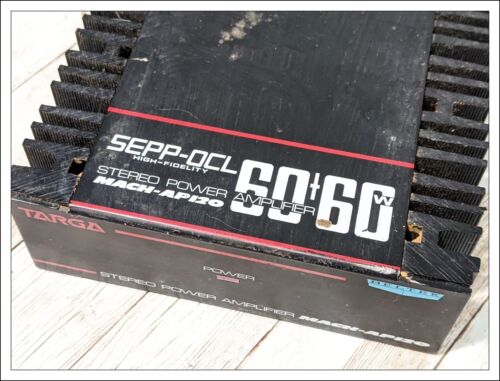 ✅ 1980 Nissan Datsun stereo amplifier MACH -AP120 Beltek TARGA Japan OEM - Picture 3 of 7